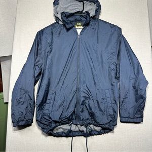 Vintage USA Pro Sports Nylon Jacket Men’s L Blue Full Zip